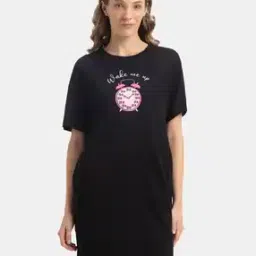 jockey Super Combed Cotton Drop Shoulder Lounge Dress with Side Pockets-RX90-picture-39