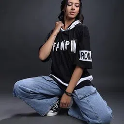 eyebogler Typographic Print Hooded T-Shirt-picture-24