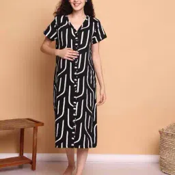 secret wish Women V-Neck Nighti image 1