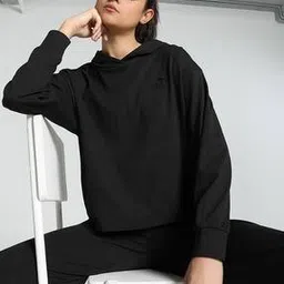 puma Women Ribbed Relaxed Fit Hoodie-picture-13