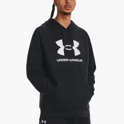 under armour Men Rival Logo Print Relaxed Fit Hoodie image 1