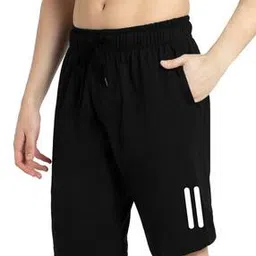 kart black Men Regulars Fit Short with Insert Pockets-picture-11