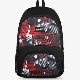 Men Printed Backpack with Adjustable Strap-image-19