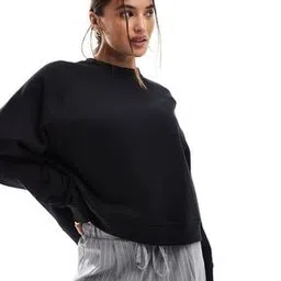 asos design Women Raglan Sleeve Oversized Sweatshirt-picture-13