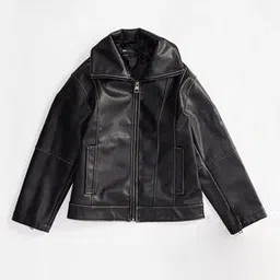 asos design Women Funnel-Neck Oversized Biker Jacket-picture-14
