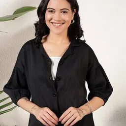 leia Women Boxy Fit Shirt with Cuban-Collar-picture-47