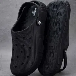 koburg Men Perforated Slingback Clogs-picture-38