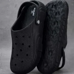 koburg Men Perforated Slingback Clogs image 1