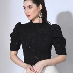 zeugen Women Glitter Regular Fit Top-picture-44