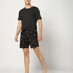yousta Men Typographic Print Shorts-picture-36