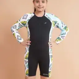 keepfit Girls Printed Swimsuit with Full Sleeves-picture-29