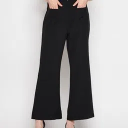 madame Women High-Rise Flared Trousers-picture-14