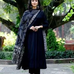 raamony Women Flared Fusion Wear Flared Kurti-picture-29