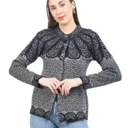 chatanya Women Wool Cardigan with Button Closure-picture-27