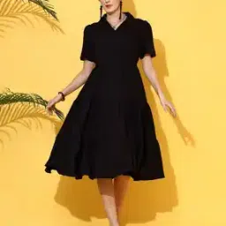 honky tonky Women V-Neck Tiered Dress-picture-28