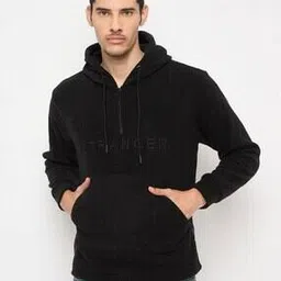 duke Men Regular Fit Hoodie with Split-Kangaroo Pockets-picture-12