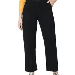 kraus Women Relaxed Fit High-Rise Cargo Pants-picture-36