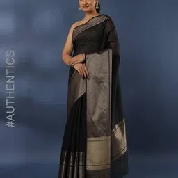 indie picks Traditional Jacquard WovenMercerised Cotton Saree-picture-24