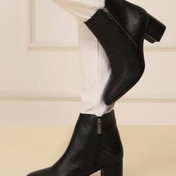 yoho Women Ankle-Length Boots with PU Upper-picture-47