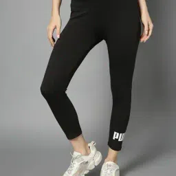 puma ESS Small No 1 Logo High-Waist Straight Leggings image 1