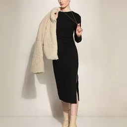vero moda Women Bodycon Dress with Side-Slit-picture-51