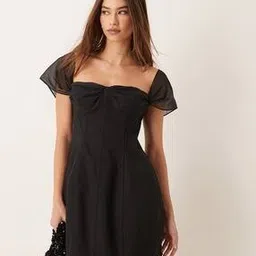 asos design Sweetheart-Neck A-Line Dress-picture-48