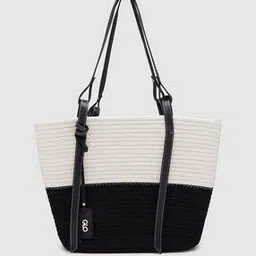 globus Women Colourblock Tote Bag with Detachable Strap-picture-16