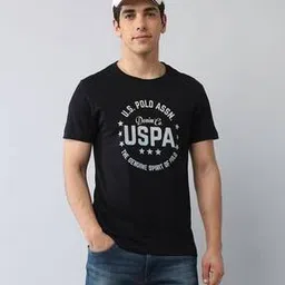 u.s. polo assn. Men Carrier Brand Print Slim Fit Crew-Neck T-Shirt-picture-47