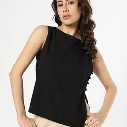 Women Ribbed Relaxed Fit Top-image-39