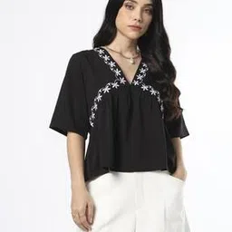 fyre rose Women Embroidered Regular Fit Top-picture-30