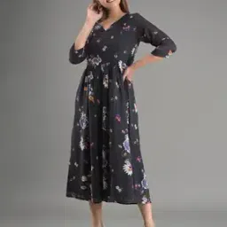 kaheksa Women Floral Print A-Line Dress-picture-26