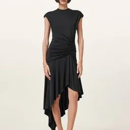 all saints Annalie Asymmetric Midi Dress-picture-25