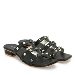 clog london Women Embellished Slip-On Sandals-picture-22