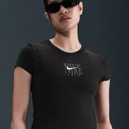 Women AS NSW Slim Fit Crew-Neck T-Shirt-image-1