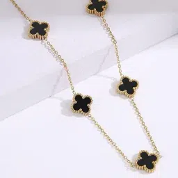 om jewells Women Gold-Plated Chain with Lobster Closer image 1