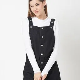miss chase Women Regular Dungaree-picture-13