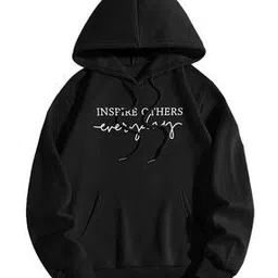 Women Regular Fit Typographic Print Hoodie-image-22