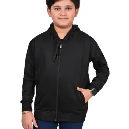 pixie n prince Boys Zip-Front Hoodie with Insert Pocket image 1