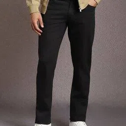 louis philippe Men Slim Fit Flat-Front Trousers-picture-38