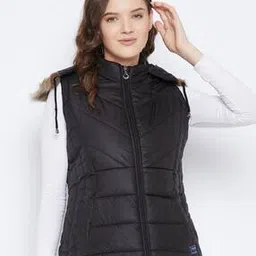 vero amore Solid hooded Jacket-picture-26