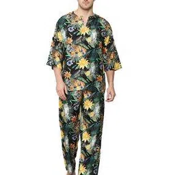 wear we met Tropical Print Lounge Set -picture-39