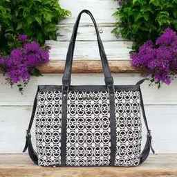 astrid Women Geometric Print Tote Bag-picture-47
