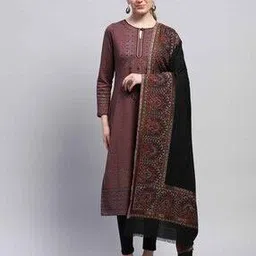 monte carlo Women Self-design Shawl-picture-51