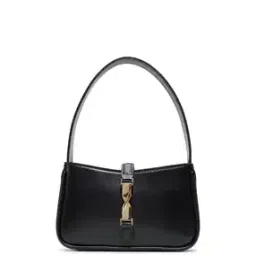 Women Shoulder Bag with Metal Accent -image-2