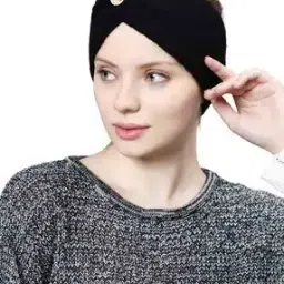 bharatasya Women Ribbed Knitted Head Wrap-picture-50