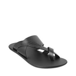 metro Genuine Leather Toe-Ring Flip Flops-picture-45