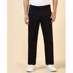 allen solly Men Relaxed Fit Flat-Front Trousers-picture-11