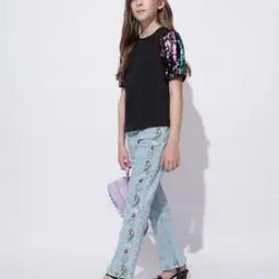 vero moda girl Girl Embellished Top-picture-25