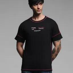 jack & jones Men Regular Fit Crew-Neck T-Shirt with Brand Print-picture-15