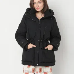 vero moda Women Regular Fit Hooded Parka Jacket image 1